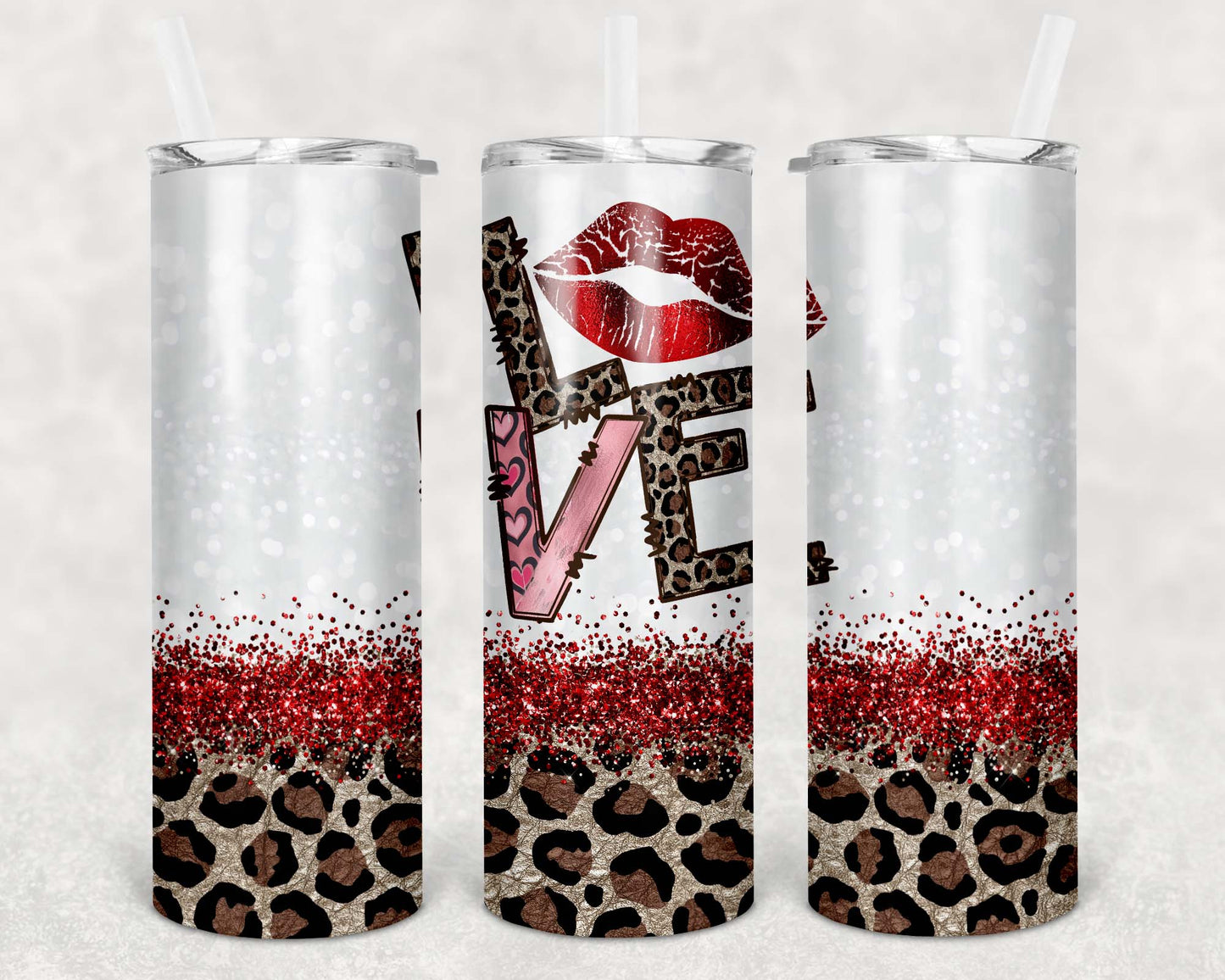 20oz Tumbler - Love Cheetah