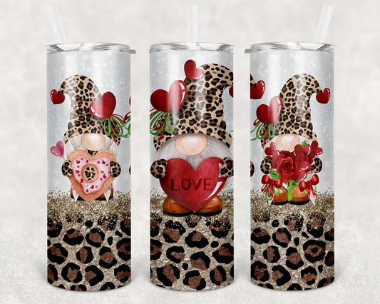 20oz Tumbler - Cheetah Gnomes